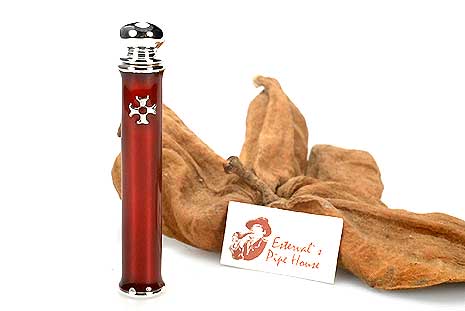 Sillems Pipe Tamper Enamel Darkred Sillems Pipe Tamper Enamel Darkred